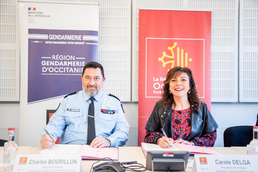 La région Occitanie et la Gendarmerie main dans la main pour une sécurité de proximité