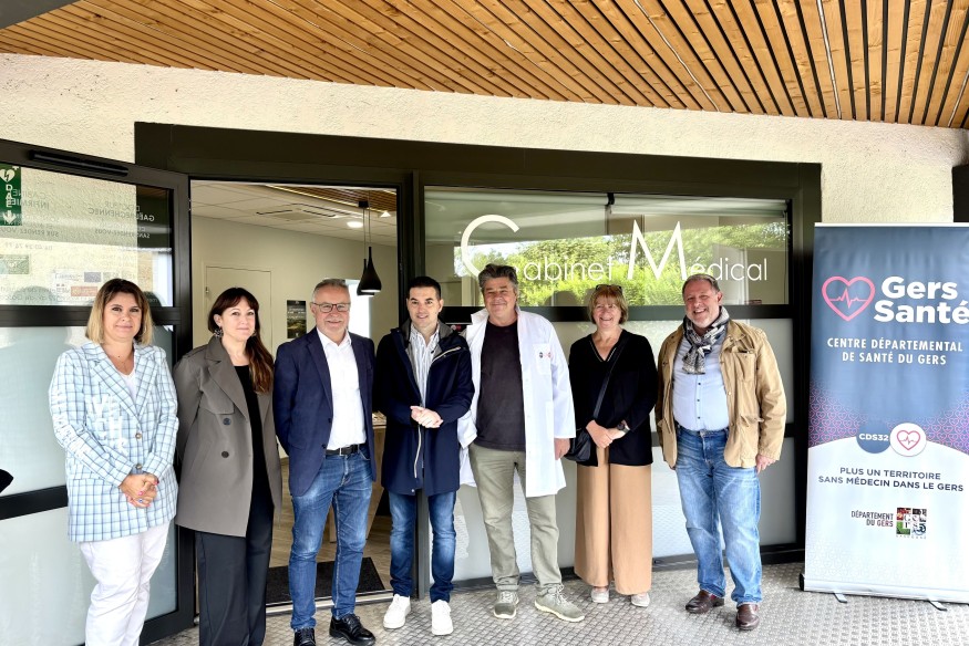 Lutte contre la désertification médicale : le Département du Gers ouvre une nouvelle Antenne Territoriale de Santé à Villecomtal-sur-Arros