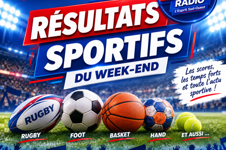 Les résultats sportifs du week-end